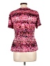 Kim Rogers Pink Short Sleeve Top Size L - photo 2