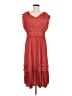 Versona 100% Polyester Red Casual Dress Size M - photo 1