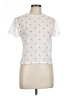 Primark Hearts White Short Sleeve Blouse Size L - photo 1