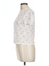 Primark Hearts White Short Sleeve Blouse Size L - photo 5