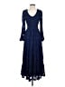 Aqua 100% Polyester Blue Casual Dress Size XS - photo 1
