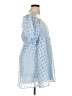 Unbranded 100% Polyester Blue Casual Dress Size L - photo 4