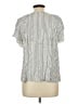 Adrienne Vittadini Silver Short Sleeve Blouse Size L - photo 2