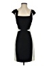 Jay Godfrey Color Block Black Cocktail Dress Size 2 - photo 1