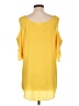 Bisou Bisou Yellow 3/4 Sleeve Blouse Size L - photo 2