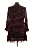 CeCe 100% Polyester Paisley Burgundy Cocktail Dress Size 22 - photo 2