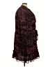 CeCe 100% Polyester Paisley Burgundy Cocktail Dress Size 22 - photo 4