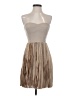 BCBGMAXAZRIA Tan Cocktail Dress Size 4 - photo 1