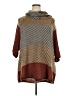 Avenue Chevron-herringbone Brown Poncho Size 18 Plus - photo 1