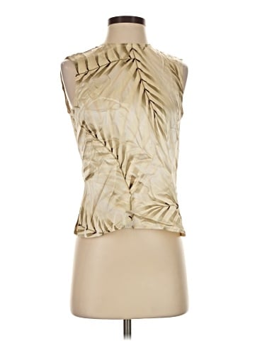 Linda Allard Ellen Tracy Sleeveless Silk Top (view 1)