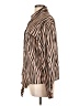 Assorted Brands 100% Polyester Animal Print Brown Long Sleeve Blouse Size L - photo 5