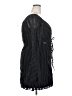 Soncy 100% Polyester Stripes Checkered-gingham Solid Black Casual Dress Size 2X (2) - photo 4