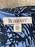 Roaman's 100% Polyester Tropical Blue Short Sleeve Blouse Size 22W - photo 7