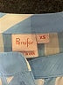 Persifor Stripes Blue Long Sleeve Blouse Size XS - photo 7