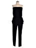 MICHAEL Michael Kors Solid Black Jumpsuit Size L - photo 1