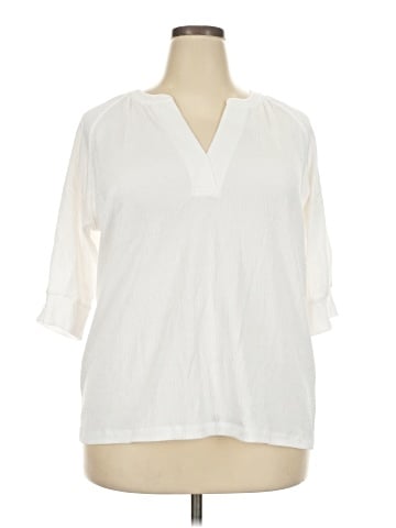 Nic + Zoe 3/4 Sleeve Blouse (view 1)