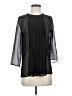 MNG Suit Black 3/4 Sleeve Blouse Size XS - photo 1