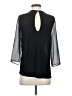 MNG Suit Black 3/4 Sleeve Blouse Size XS - photo 2