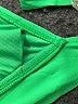 Unbranded Solid Green Swimsuit Top Size 14 - photo 3