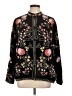 Boston Proper Floral Black Jacket Size L - photo 1