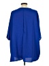Assorted Brands 100% Polyester Blue 3/4 Sleeve Blouse Size L - photo 2