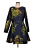 ASHRO 100% Polyester Blue Cocktail Dress Size 10 - photo 1