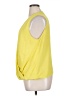 Thalia Sodi 100% Polyester Yellow Sleeveless Blouse Size XL - photo 5