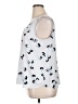 Ann Taylor Factory 100% Polyester Silver Sleeveless Blouse Size XL - photo 5