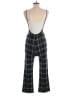 Assorted Brands Plaid Black Jumpsuit Size L - photo 2