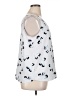 Ann Taylor Factory 100% Polyester Silver Sleeveless Blouse Size XL - photo 4