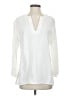 Eileen Fisher Ivory Long Sleeve Blouse Size S - photo 1