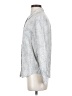 Soft Joie 100% Rayon Paisley Silver Long Sleeve Button-Down Shirt Size XS - photo 5