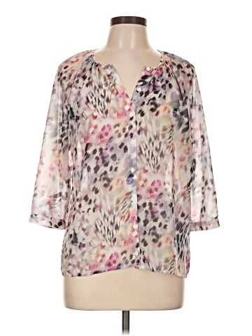 Apt. 9 3/4 Sleeve Blouse (view 1)