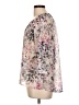 Apt. 9 100% Polyester Animal Print Pink 3/4 Sleeve Blouse Size L (petite) - photo 5
