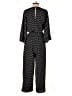 Joie 100% Polyester Polka Dots Black Jumpsuit Size S - photo 2