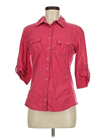 Style&Co 3/4 Sleeve Button-Down Shirt (view 1)