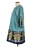 Exist 100% Polyester Paisley Teal Casual Dress Size L - photo 5