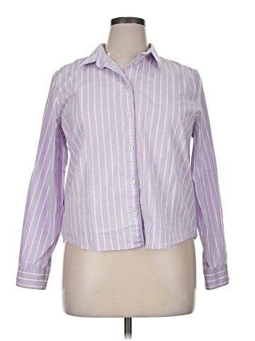 J.Crew Factory Store Long Sleeve Button-Down Shirt (view 1)