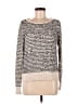 Ann Taylor LOFT Tweed Gray Silver Pullover Sweater Size M - photo 1