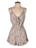 Sadie & Sage 100% Rayon Floral Tan Romper Size S - photo 1