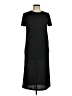 Shein Solid Black Casual Dress Size 6 - photo 1
