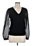 Talbots Black Long Sleeve Blouse Size M - photo 1