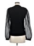 Talbots Black Long Sleeve Blouse Size M - photo 2