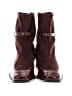 Unbranded Burgundy Ankle Boots Size EU 41 - photo 2