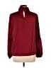 CeCe 100% Polyester Burgundy Long Sleeve Blouse Size M - photo 2