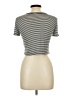 Wearever Stripes Ivory Short Sleeve Turtleneck Size L - photo 2