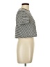 Wearever Stripes Ivory Short Sleeve Turtleneck Size L - photo 4