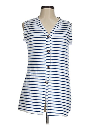 Unbranded Sleeveless Button-Down Shirt (view 1)