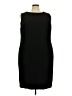Covington 100% Polyester Solid Black Cocktail Dress Size 24W - photo 1