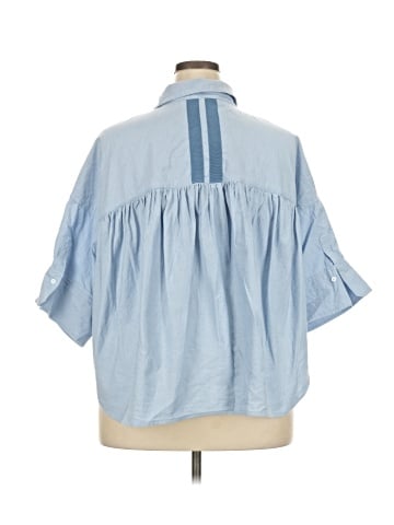 Maeve 3/4 Sleeve Button-Down Shirt (view 2)